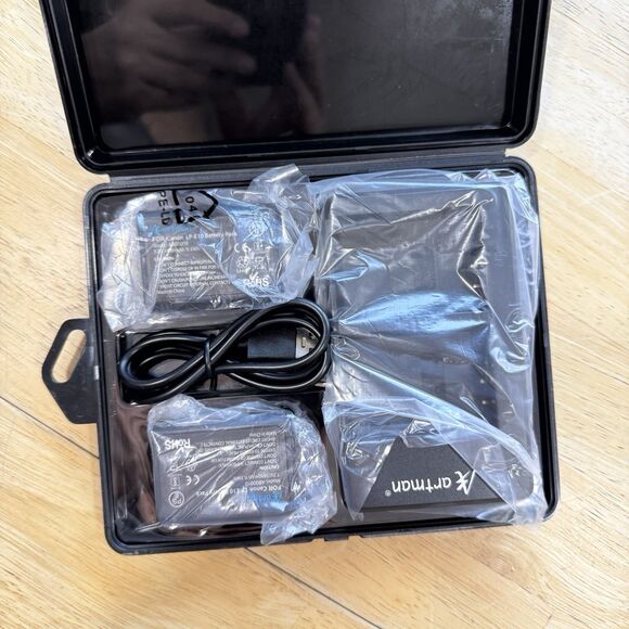 Artman USB Dual Charger Battery Fits Canon LP-E10 Canon & Two Artman Batteries - Picture 3 of 10